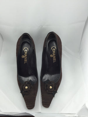 Authentic Chanel Pumps (Brown)-New Neu Glamour | Preloved Designer Jewelry, Shoes &amp; Handbags.
