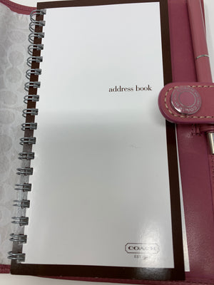 Coach Address Book Agenda!-New Neu Glamour | Preloved Designer Jewelry, Shoes &amp; Handbags.