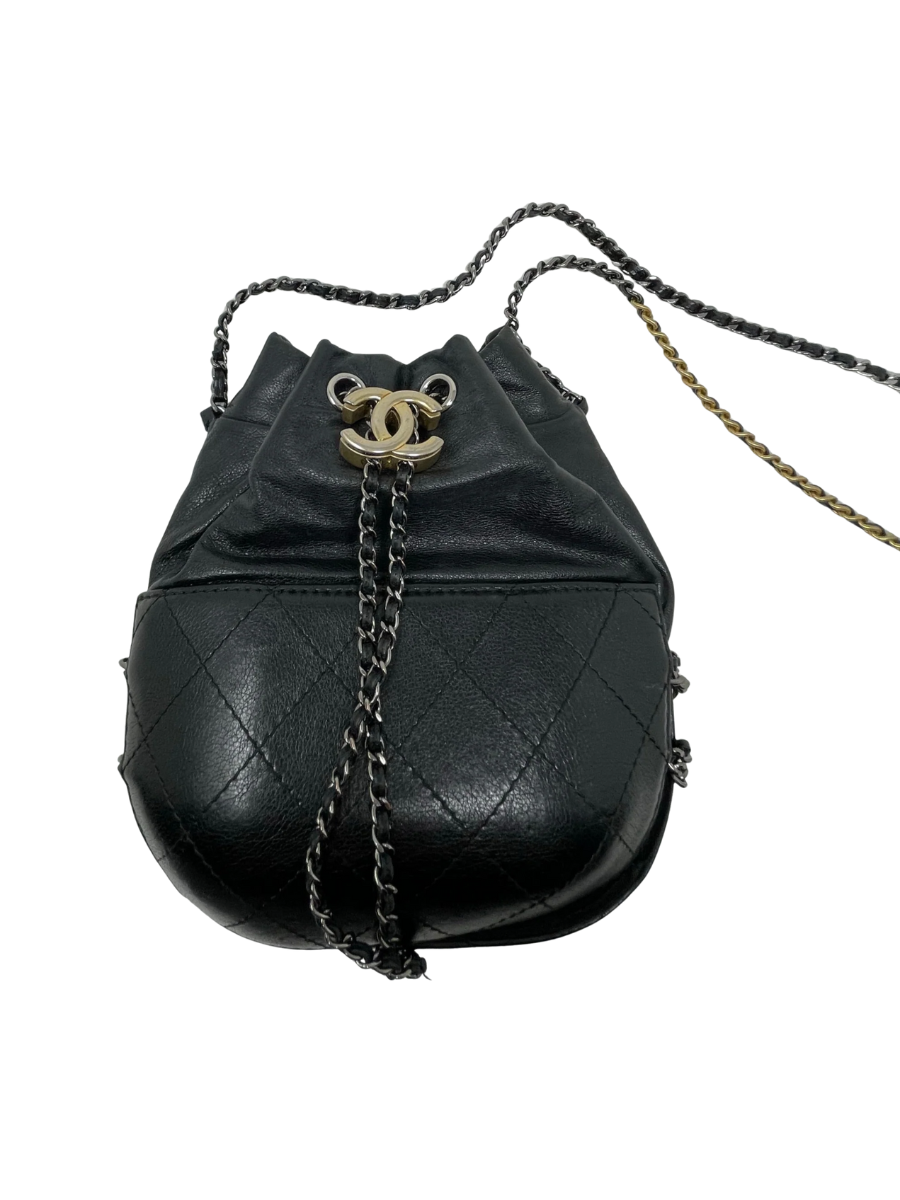 Chanel Bucket Gabrielle Small Leather Crossbody Bag!