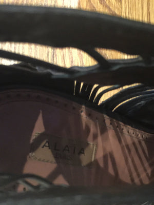 Black Alaia Opened Toed Shoes!-New Neu Glamour | Preloved Designer Jewelry, Shoes &amp; Handbags.