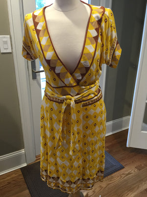 NWT Diane von Furstenberg Wrap Dress-New Neu Glamour | Preloved Designer Jewelry, Shoes &amp; Handbags.