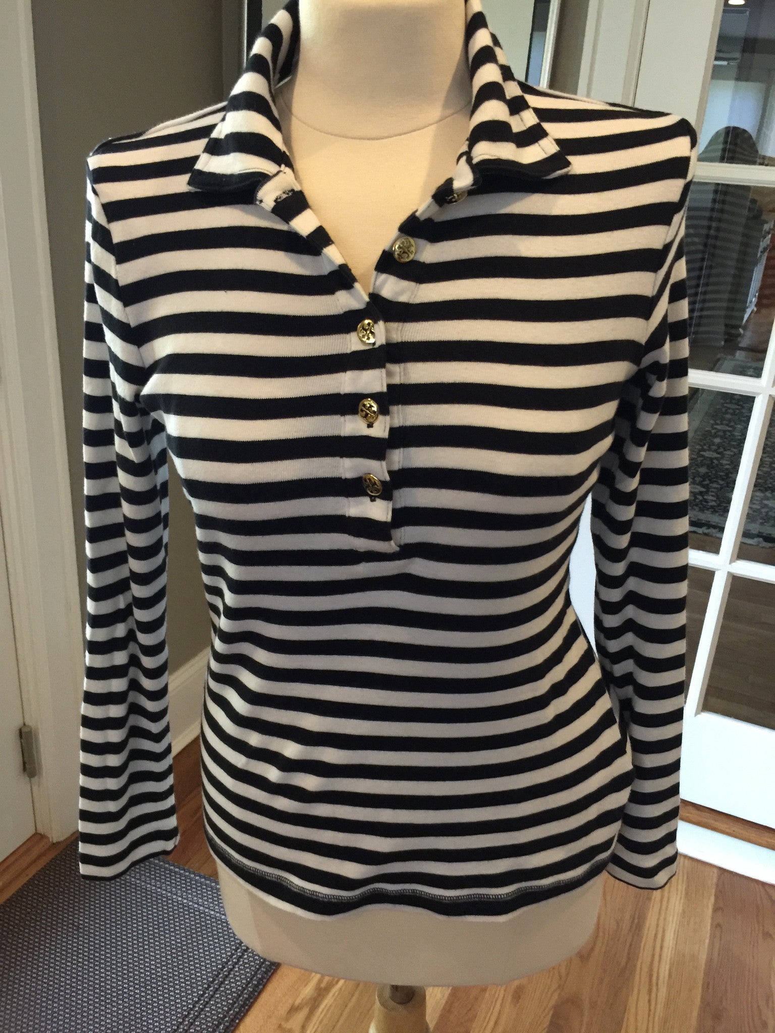 Tory Burch Polo Shirt!-New Neu Glamour | Preloved Designer Jewelry, Shoes &amp; Handbags.