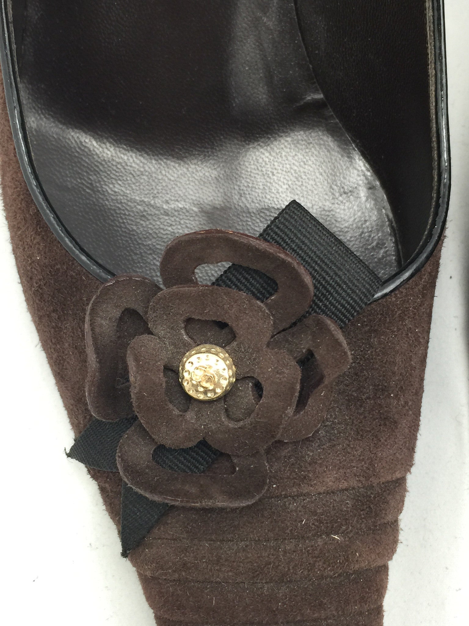 Authentic Chanel Pumps (Brown)-New Neu Glamour | Preloved Designer Jewelry, Shoes &amp; Handbags.