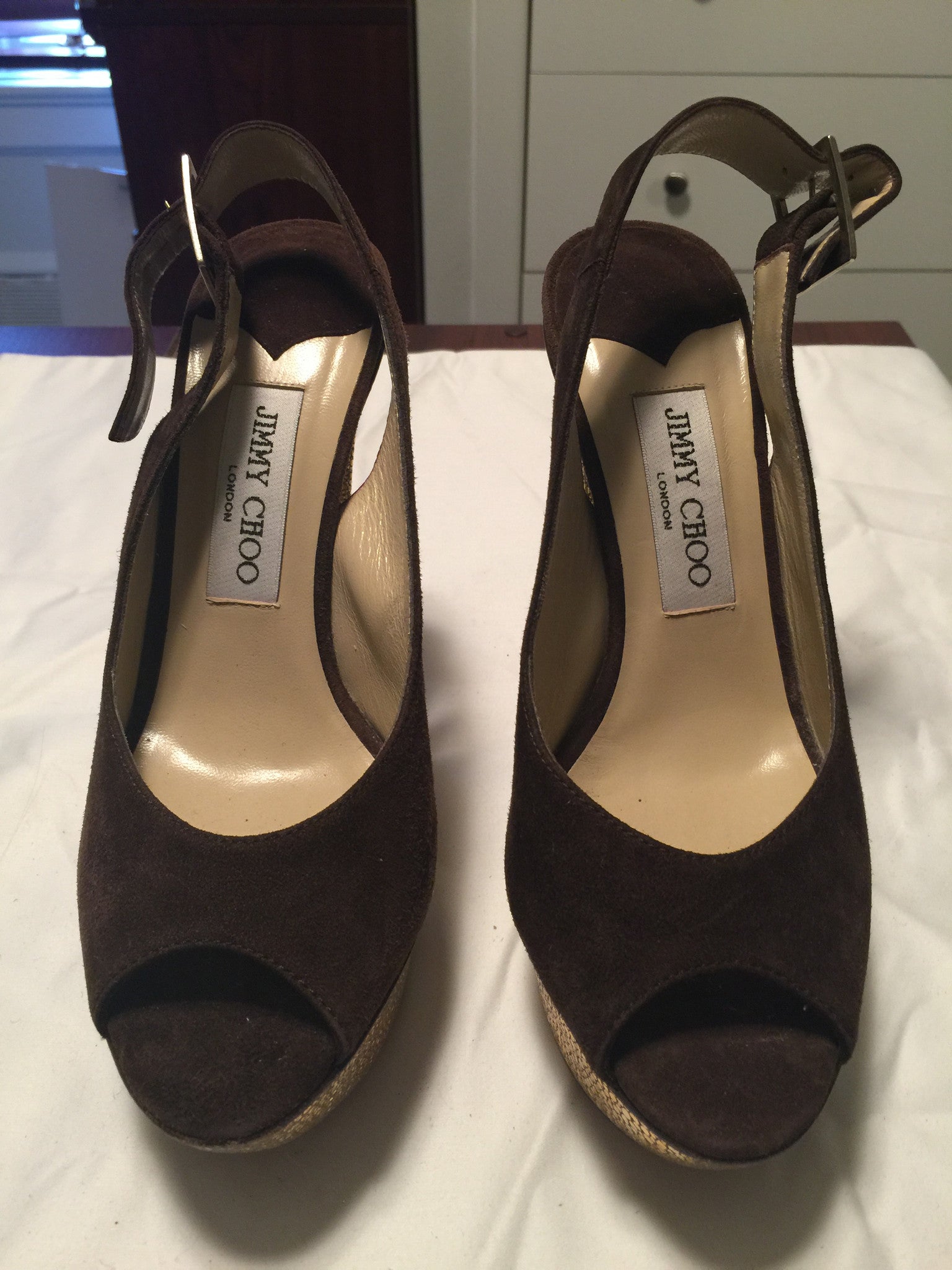 Jimmy Choo Platform Pumps-New Neu Glamour | Preloved Designer Jewelry, Shoes &amp; Handbags.
