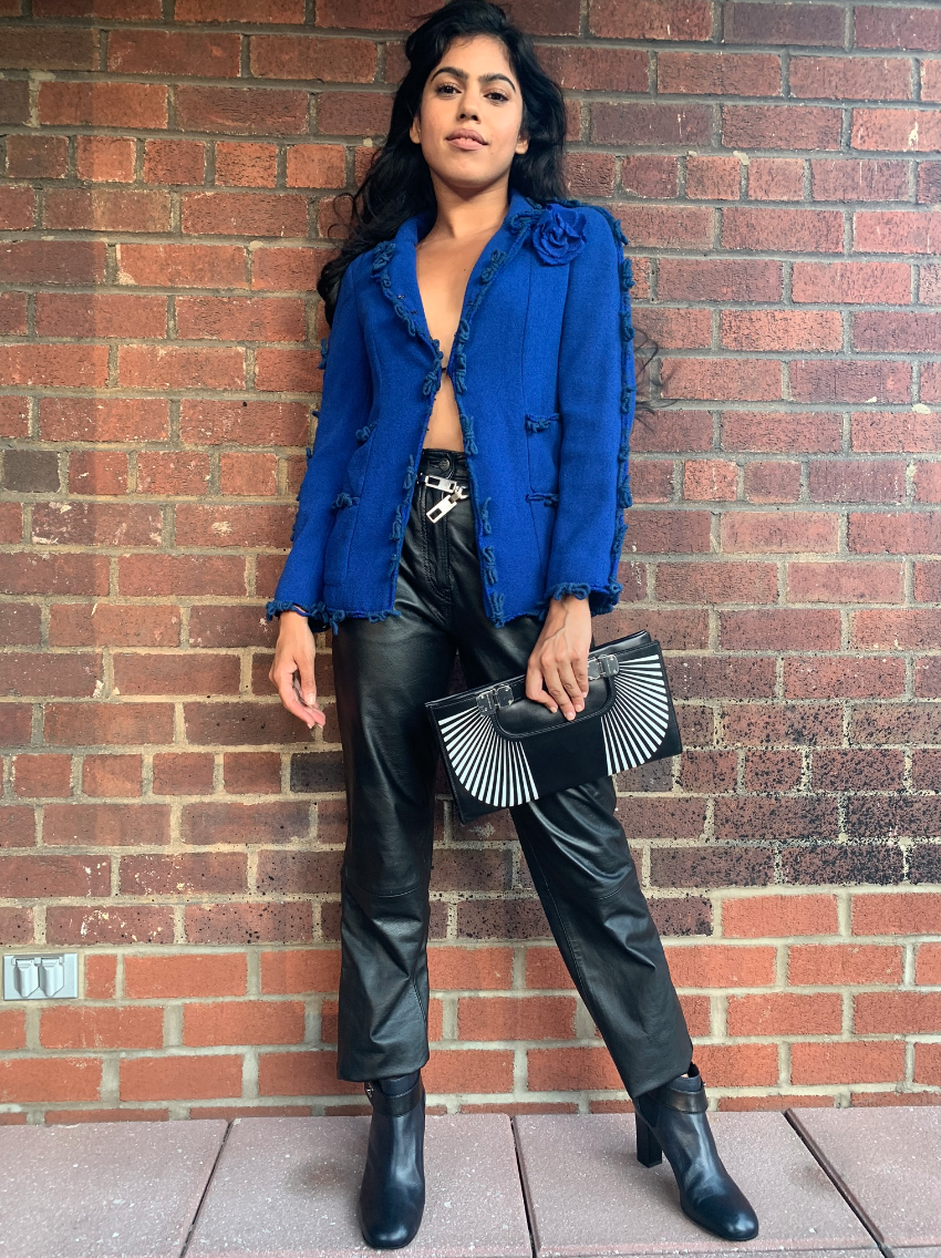 Chanel Blue Blazer-New Neu Glamour | Preloved Designer Jewelry, Shoes &amp; Handbags.