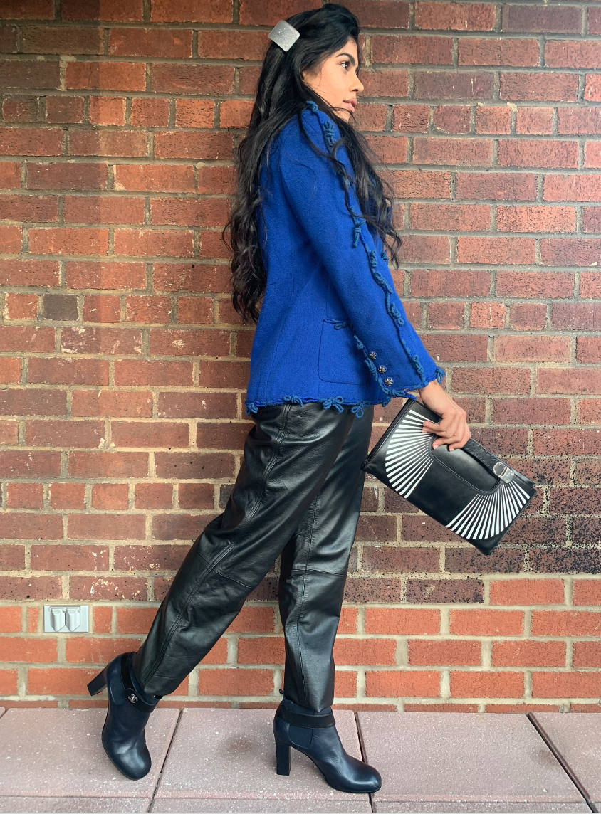 Chanel Blue Blazer-New Neu Glamour | Preloved Designer Jewelry, Shoes &amp; Handbags.