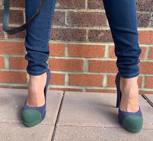 Authentic Chanel Pumps! (Blue/Green)-New Neu Glamour | Preloved Designer Jewelry, Shoes &amp; Handbags.