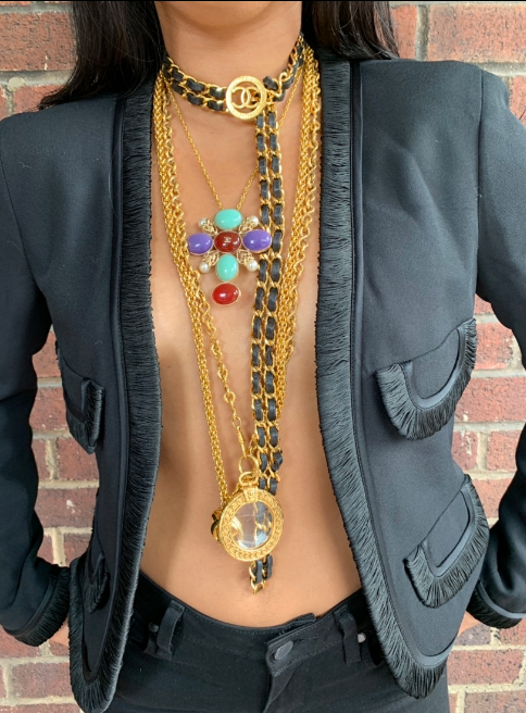 Chanel Brooch-New Neu Glamour | Preloved Designer Jewelry, Shoes &amp; Handbags.