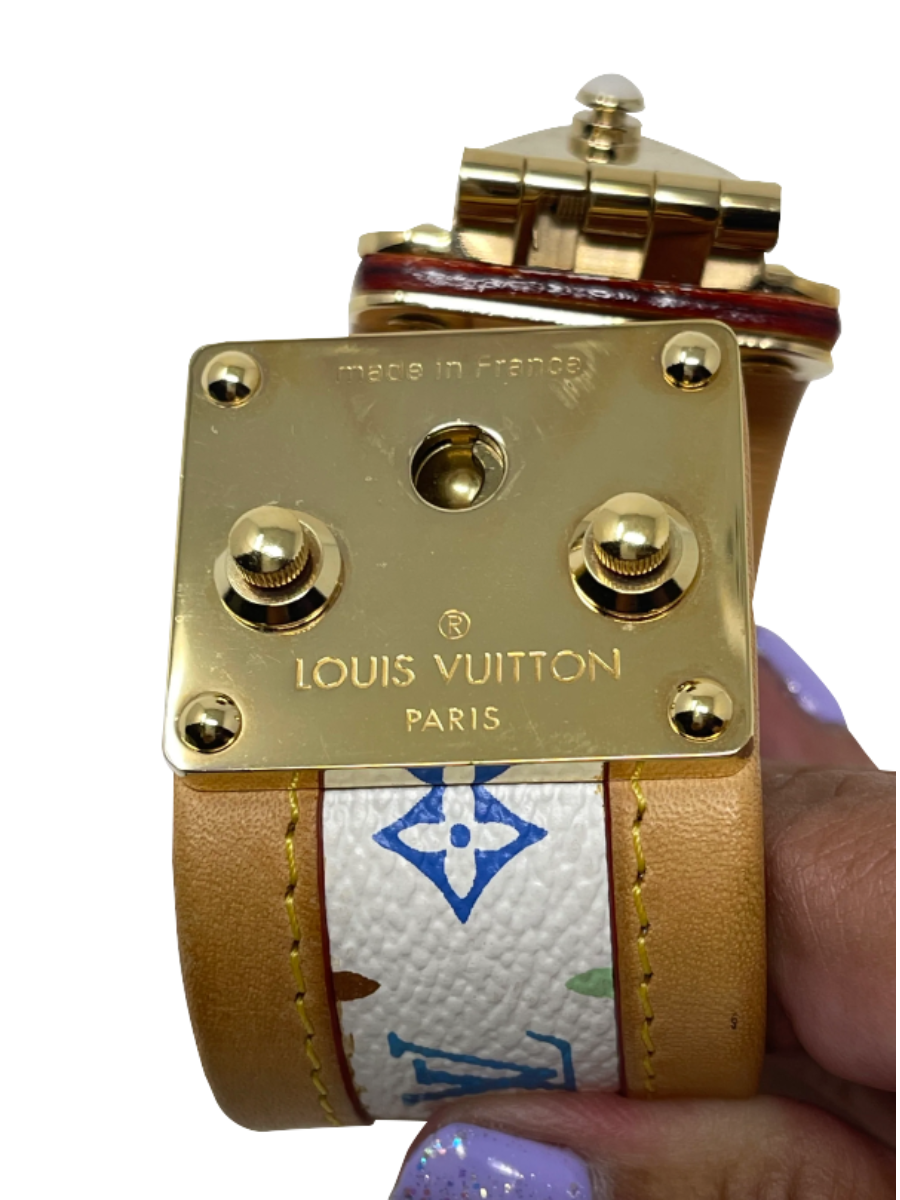 Louis Vuitton Monogram Leather Bracelet!