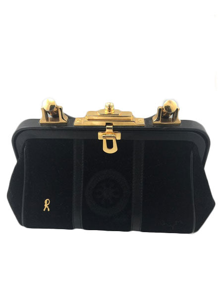 Roberta di Camerino Velvet Doctor Bag-New Neu Glamour | Preloved Designer Jewelry, Shoes &amp; Handbags.