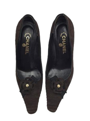 Authentic Chanel Pumps (Brown)-New Neu Glamour | Preloved Designer Jewelry, Shoes &amp; Handbags.