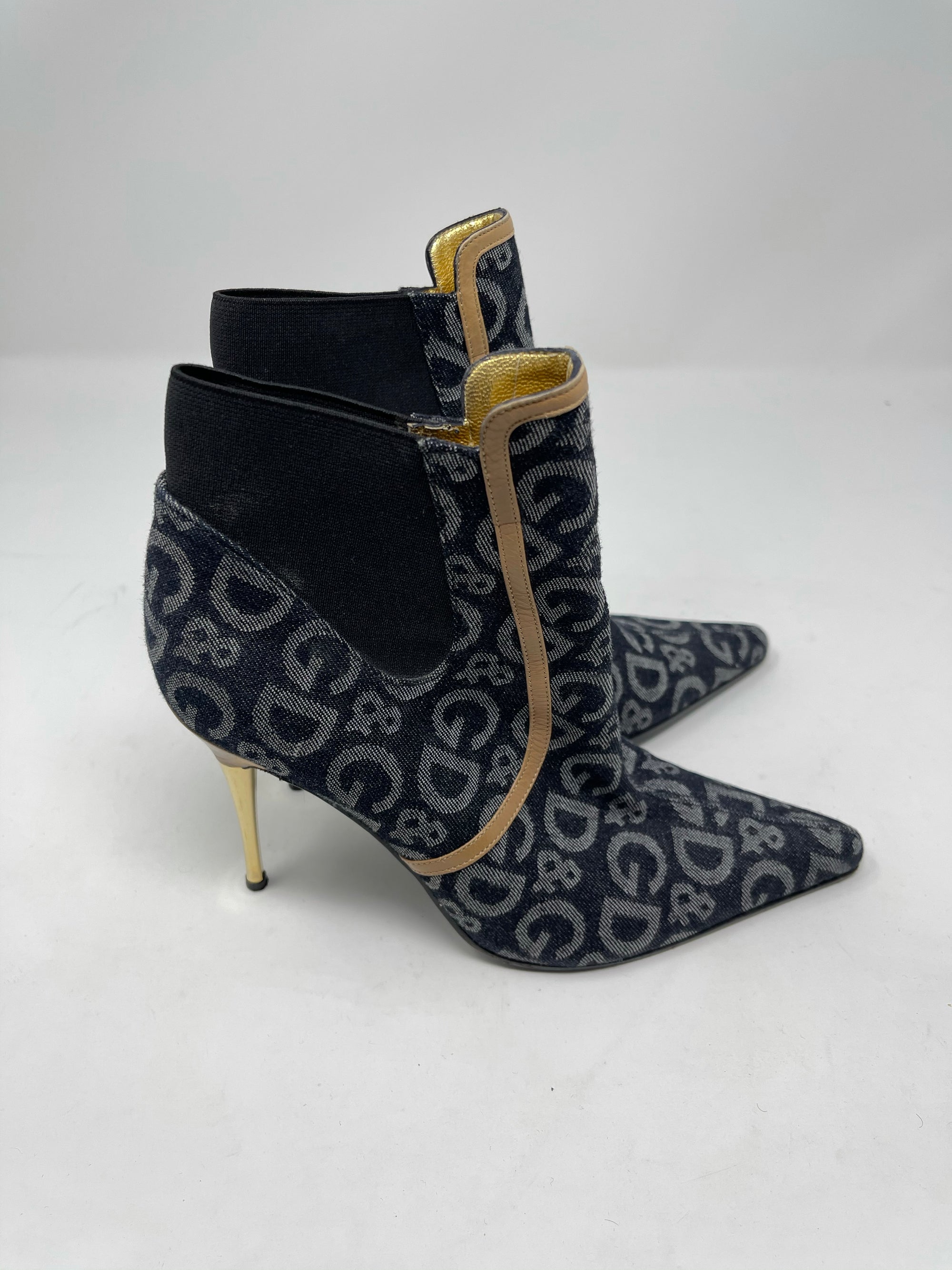 Dolce and Gabbana Denim Boots!-New Neu Glamour | Preloved Designer Jewelry, Shoes &amp; Handbags.