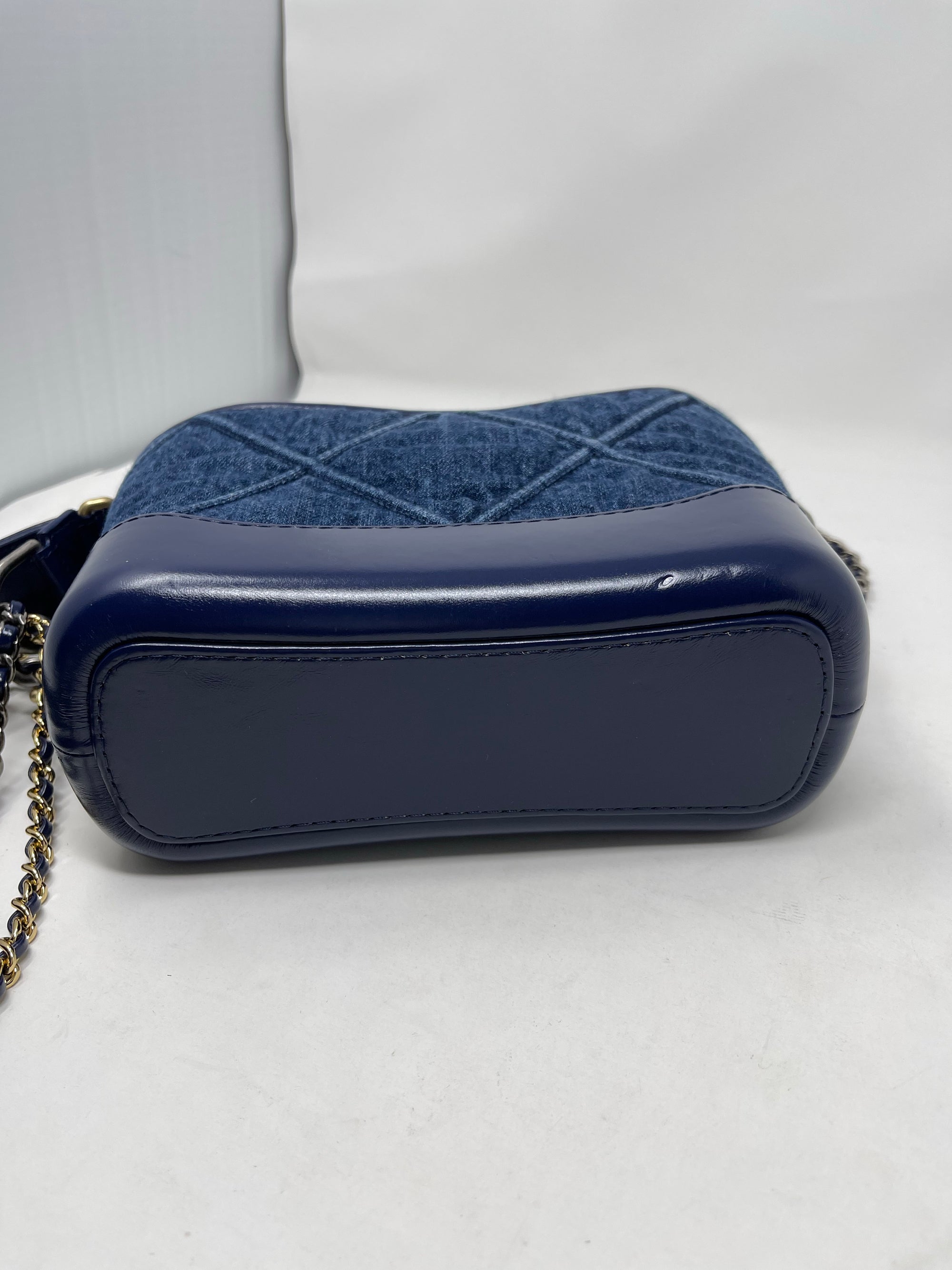 Chanel Gabrielle Small Denim Blue Crossbody Bag!