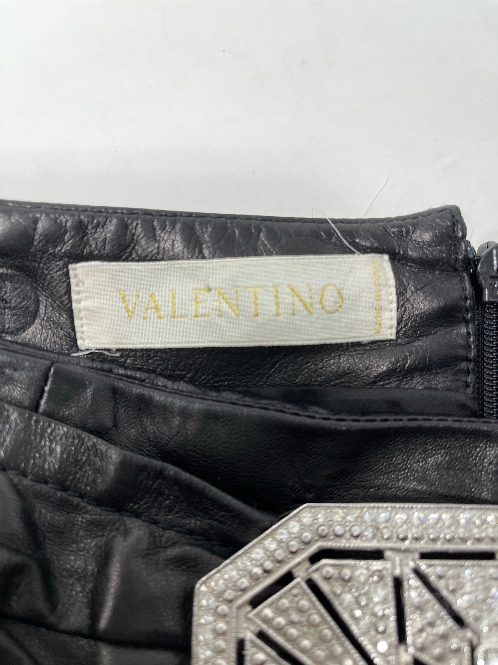 Valentino Leather Skirt!-New Neu Glamour | Preloved Designer Jewelry, Shoes &amp; Handbags.