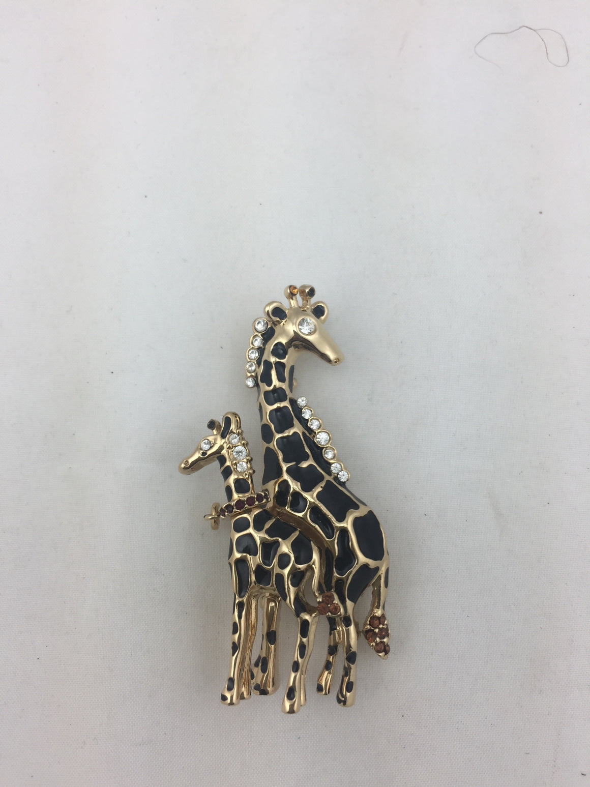 St. John Mother Giraffe and Baby Giraffe Brooch!-New Neu Glamour | Preloved Designer Jewelry, Shoes &amp; Handbags.