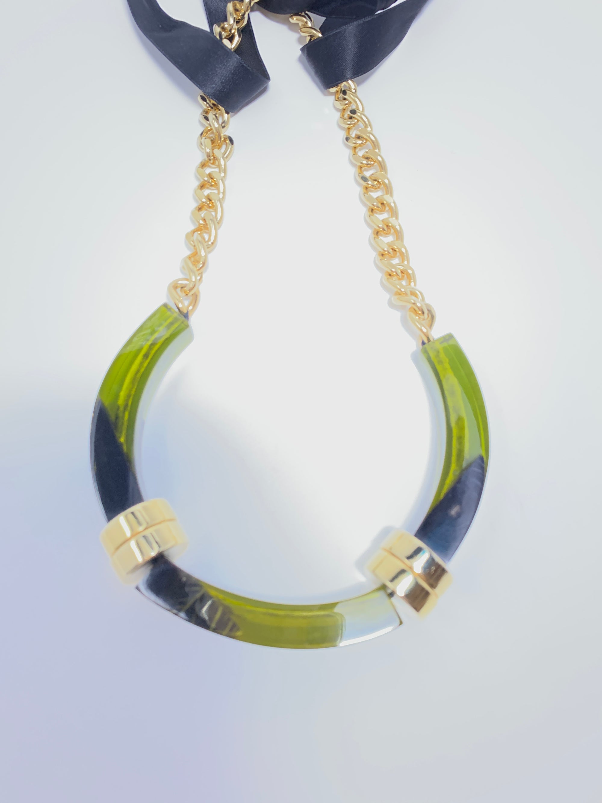 Marni Green and Gold Necklace!-New Neu Glamour | Preloved Designer Jewelry, Shoes &amp; Handbags.