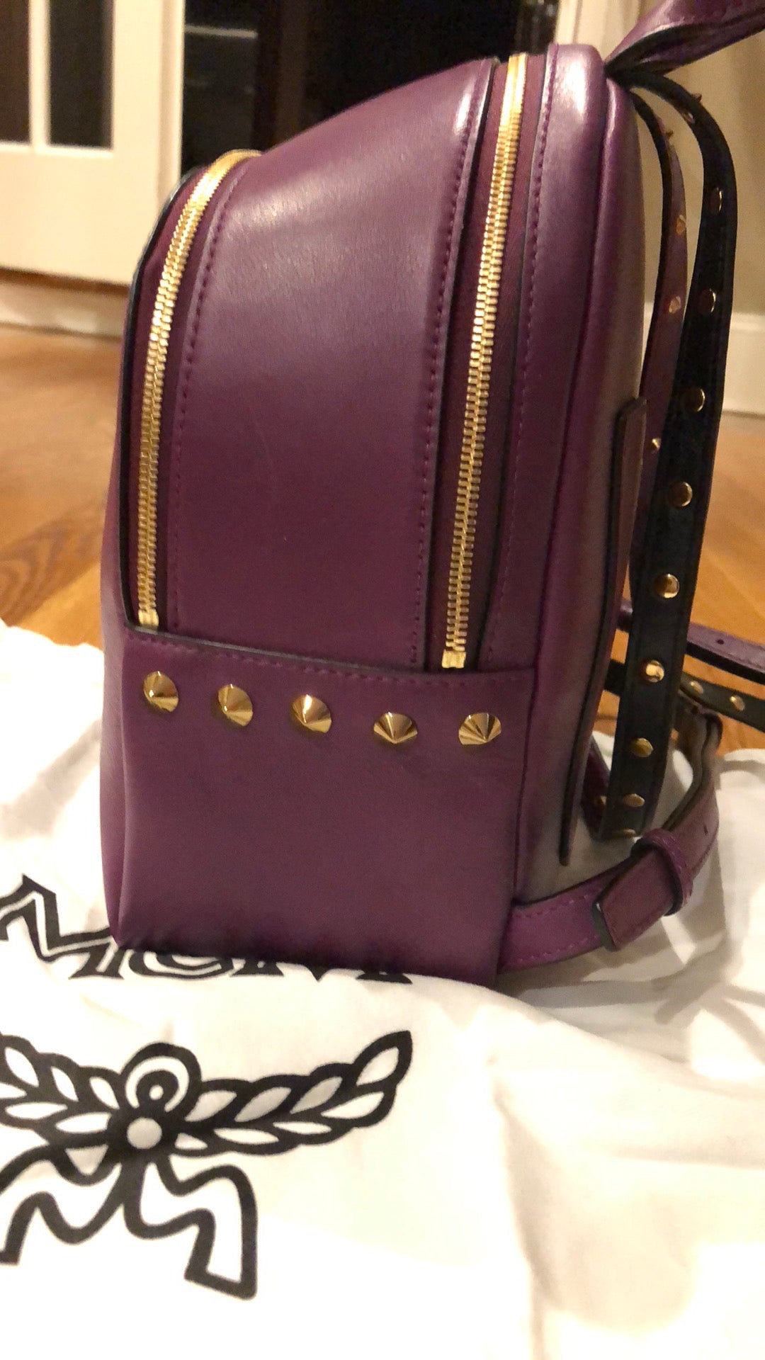 MCM Mystic Purple Backpack!-New Neu Glamour | Preloved Designer Jewelry, Shoes &amp; Handbags.