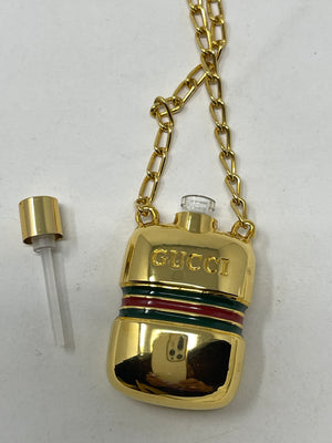 Gucci Perfume Bottle Necklace!