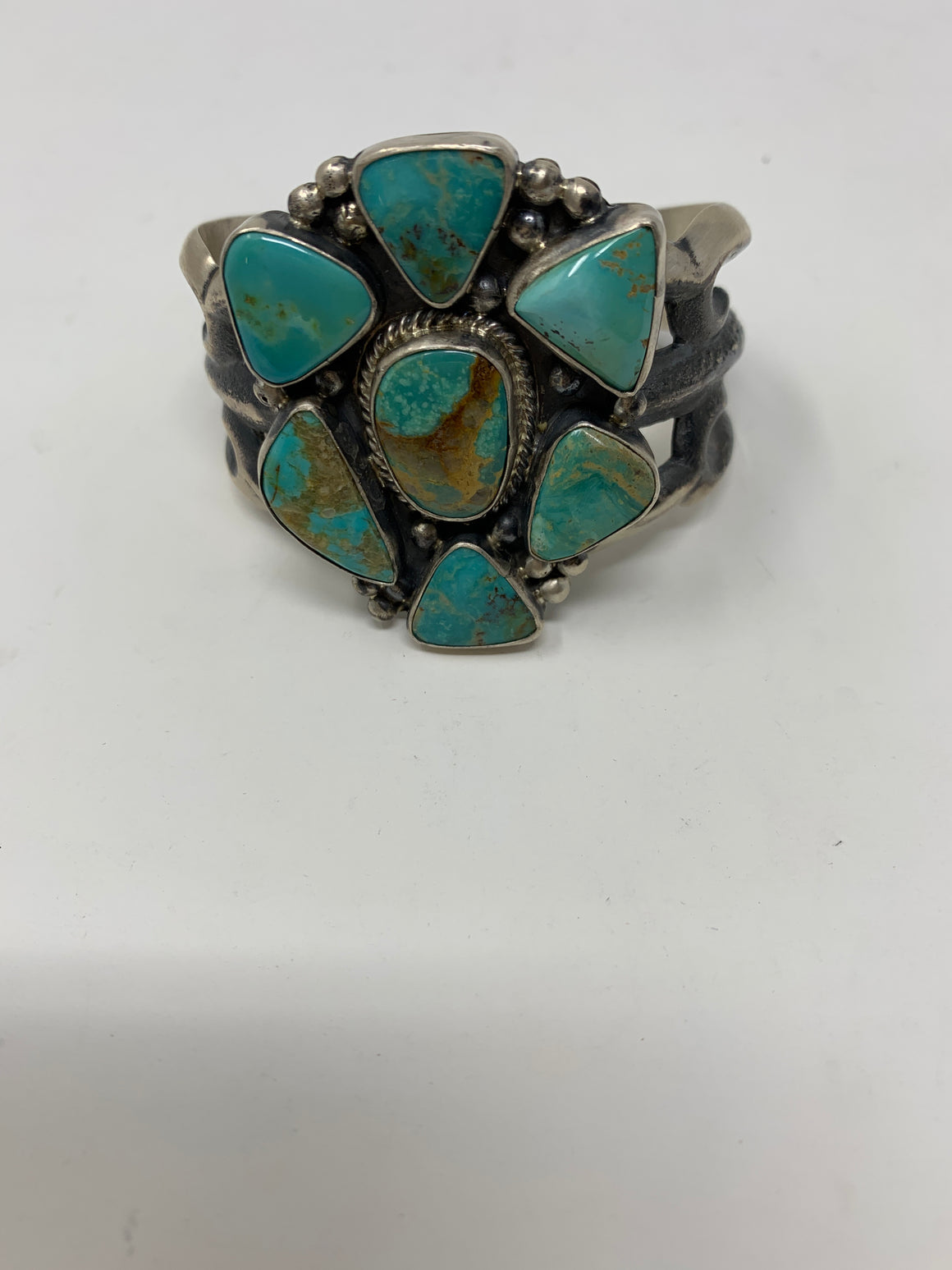 Sterling Silver Navajo Cuff Bracelet!-New Neu Glamour | Preloved Designer Jewelry, Shoes &amp; Handbags.