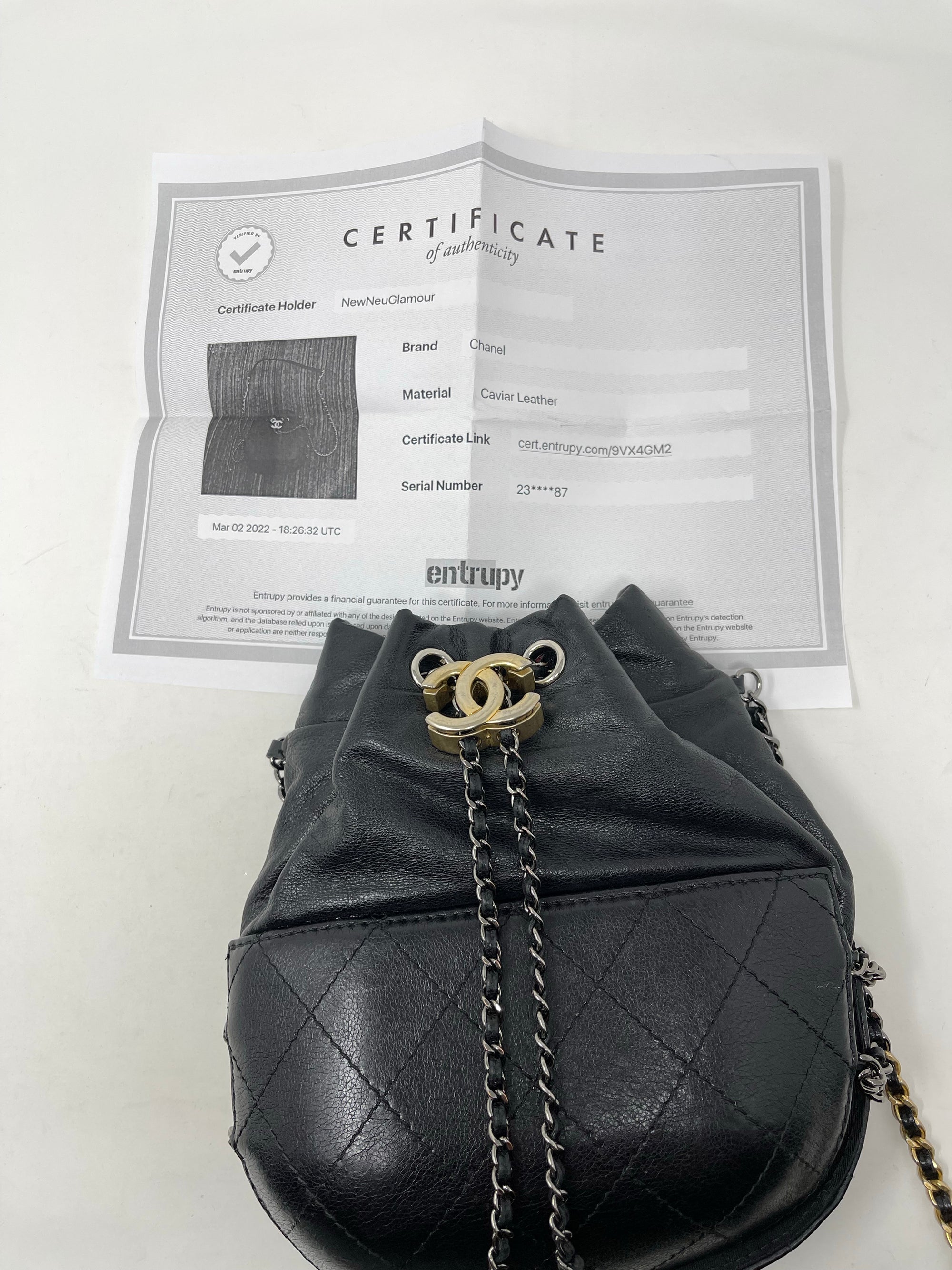 Chanel Bucket Gabrielle Small Leather Crossbody Bag!