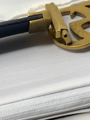 Gucci Reversible Brass Belt!-New Neu Glamour | Preloved Designer Jewelry, Shoes &amp; Handbags.