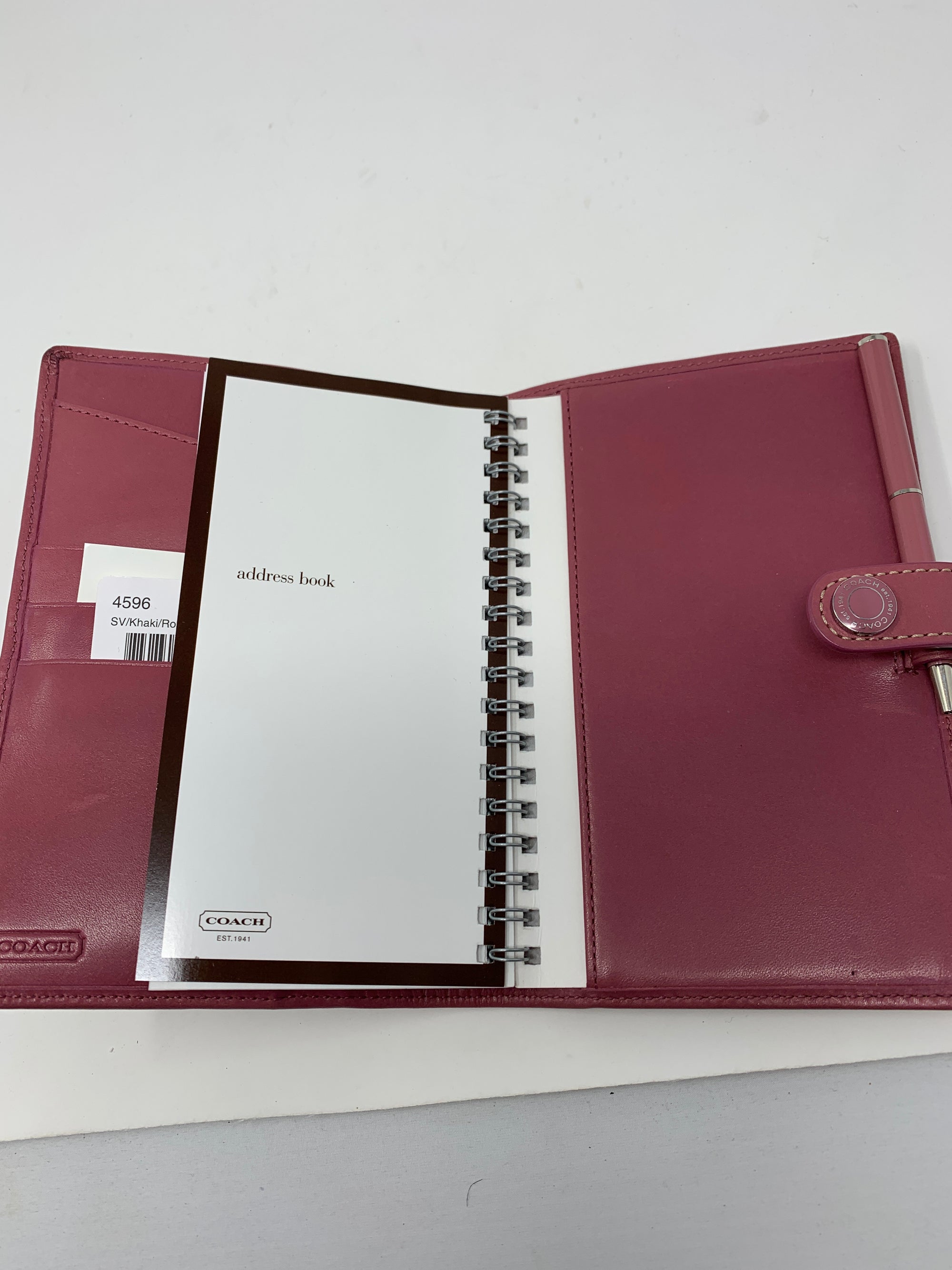 Coach Address Book Agenda!-New Neu Glamour | Preloved Designer Jewelry, Shoes &amp; Handbags.