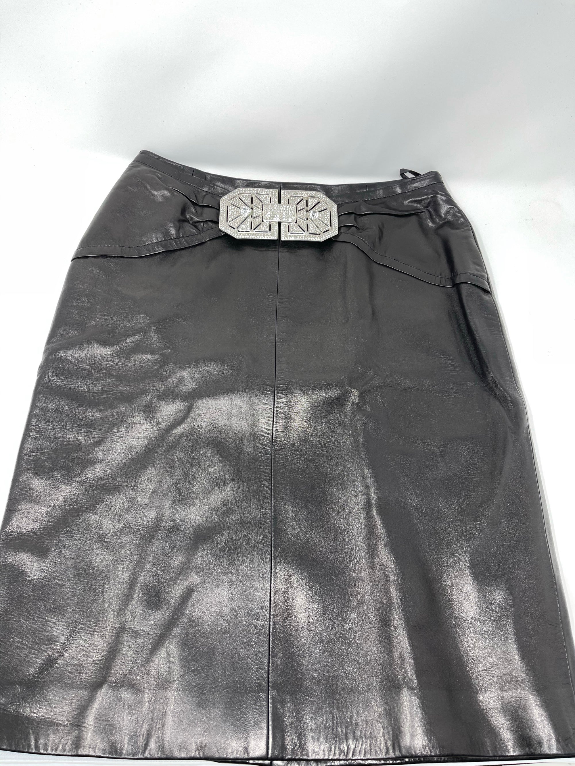 Valentino Leather Skirt!-New Neu Glamour | Preloved Designer Jewelry, Shoes &amp; Handbags.