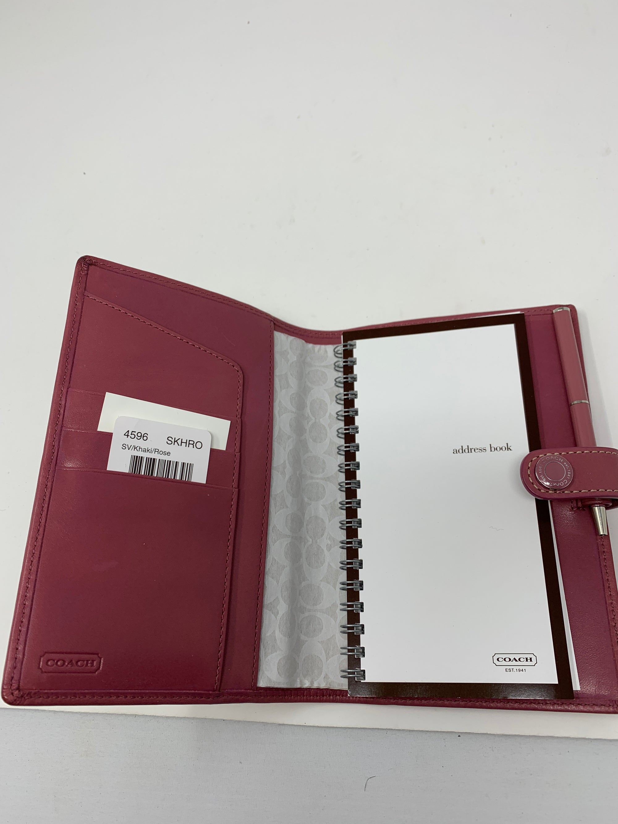 Coach Address Book Agenda!-New Neu Glamour | Preloved Designer Jewelry, Shoes &amp; Handbags.