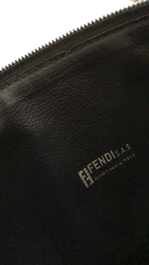 Fendi Black Clutch!-New Neu Glamour | Preloved Designer Jewelry, Shoes &amp; Handbags.