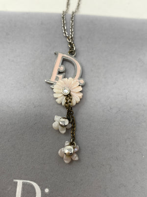Dior Pink Flowers Necklace!-New Neu Glamour | Preloved Designer Jewelry, Shoes &amp; Handbags.