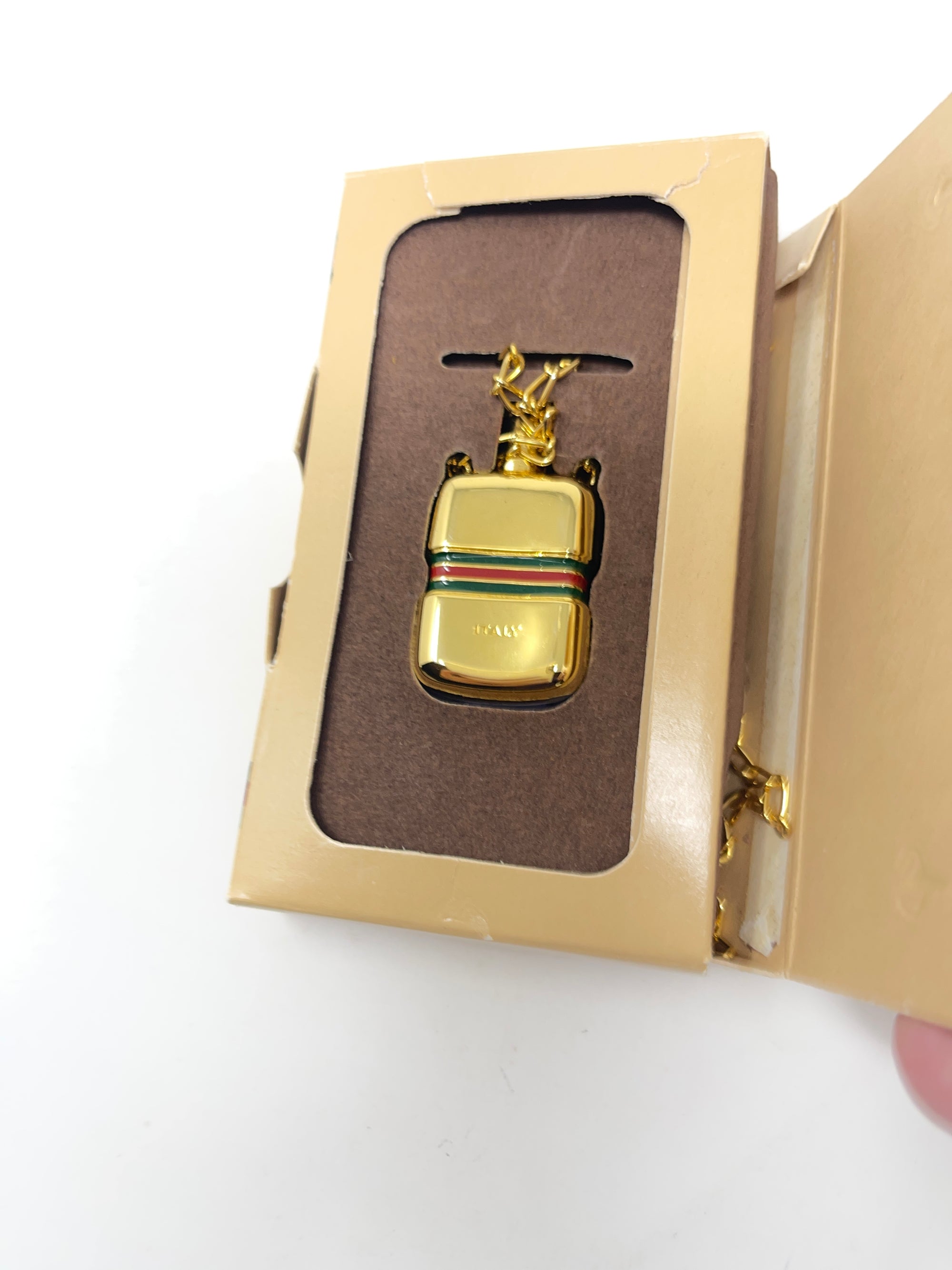 Gucci Perfume Bottle Necklace!