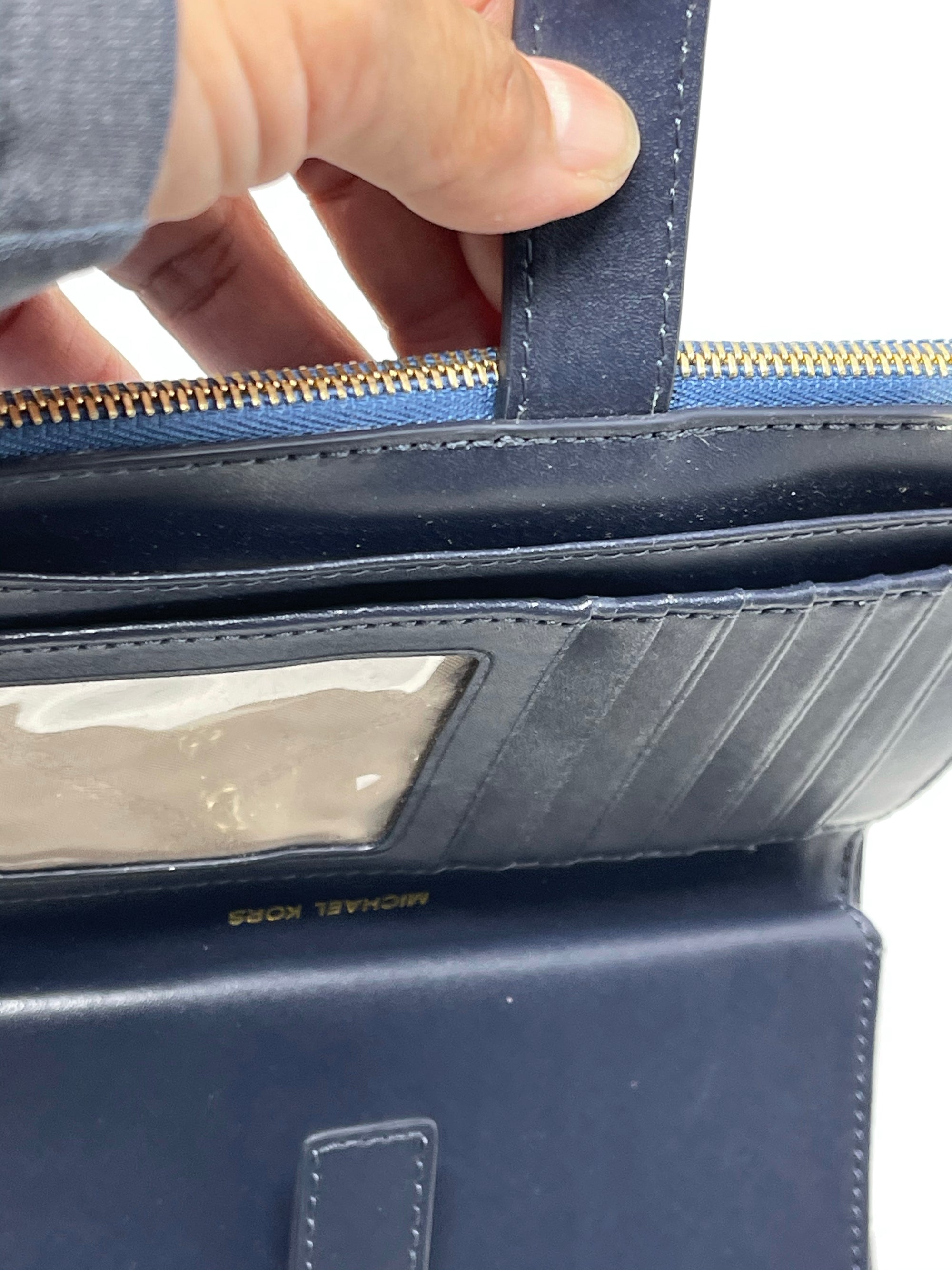 Michael Kors Denim Wallet!-New Neu Glamour | Preloved Designer Jewelry, Shoes &amp; Handbags.