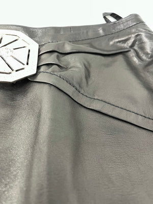 Valentino Leather Skirt!-New Neu Glamour | Preloved Designer Jewelry, Shoes &amp; Handbags.