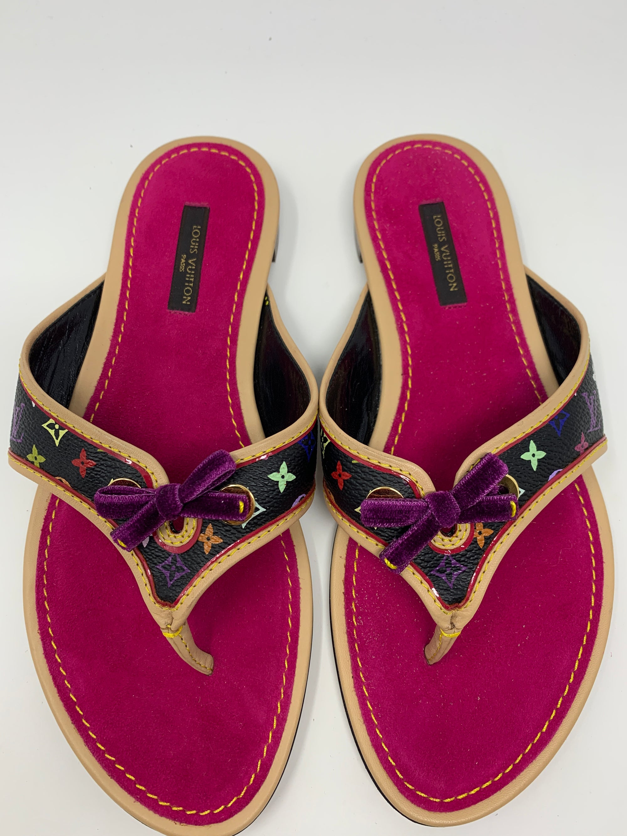 Louis Vuitton Thong Sandals!-New Neu Glamour | Preloved Designer Jewelry, Shoes &amp; Handbags.