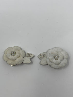 Chanel Camellia Earrings!-New Neu Glamour | Preloved Designer Jewelry, Shoes &amp; Handbags.