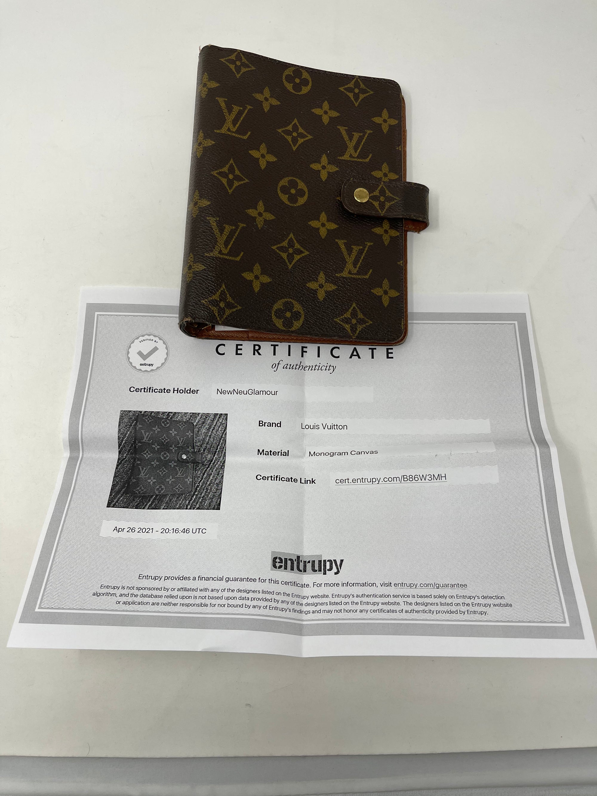 Louis Vuitton Agenda Portfolio