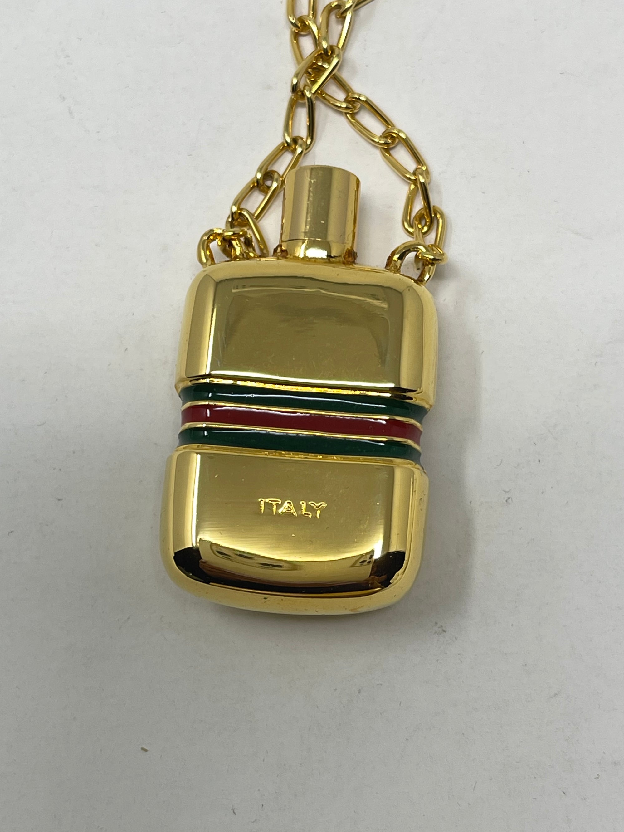 Gucci Perfume Bottle Necklace!